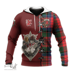 Scottish MacNicol of Scorrybreac Clan Tartan Hoodie - Lion Rampant And Celtic Thistle Style Scottish Plaid Tartan Plaid