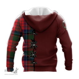 Scottish MacNicol of Scorrybreac Clan Tartan Hoodie - Lion Rampant And Celtic Thistle Style Scottish Plaid Tartan Plaid