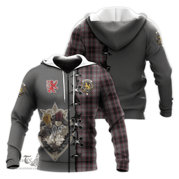 Scottish MacPherson Hunting Clan Tartan Hoodie - Lion Rampant And Celtic Thistle Style Scottish Plaid Tartan Plaid