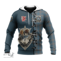 Scottish McKerrell of Hillhouse Dress Clan Tartan Hoodie - Lion Rampant And Celtic Thistle Style Scottish Plaid Tartan Plaid