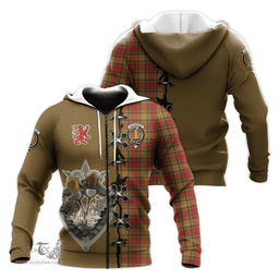 Scottish Scrymgeour Clan Tartan Hoodie - Lion Rampant And Celtic Thistle Style Scottish Plaid Tartan Plaid