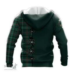 Scottish Ross Hunting Modern Clan Tartan Hoodie - Lion Rampant And Celtic Thistle Style Scottish Plaid Tartan Plaid