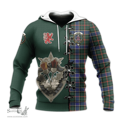 Scottish Ogilvie (Ogilvy) Hunting Modern Clan Tartan Hoodie - Lion Rampant And Celtic Thistle Style Scottish Plaid Tartan Plaid