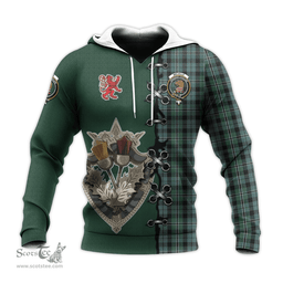 Scottish Melville Clan Tartan Hoodie - Lion Rampant And Celtic Thistle Style Scottish Plaid Tartan Plaid