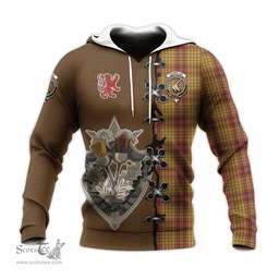 Scottish MacMillan Dress Clan Tartan Hoodie - Lion Rampant And Celtic Thistle Style Scottish Plaid Tartan Plaid