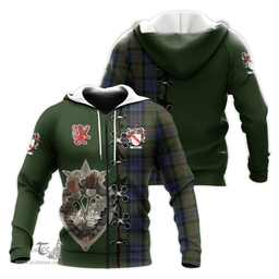 Scottish McFadzen 03 Clan Tartan Hoodie - Lion Rampant And Celtic Thistle Style Scottish Plaid Tartan Plaid