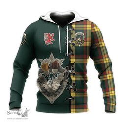 Scottish MacMillan Old Modern Clan Tartan Hoodie - Lion Rampant And Celtic Thistle Style Scottish Plaid Tartan Plaid