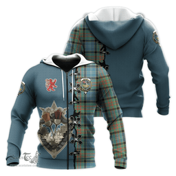 Scottish Paisley Clan Tartan Hoodie - Lion Rampant And Celtic Thistle Style Scottish Plaid Tartan Plaid