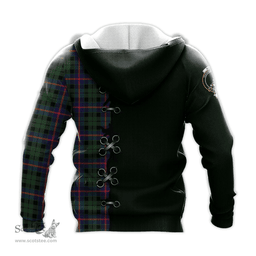 Scottish Morrison Modern Clan Tartan Hoodie - Lion Rampant And Celtic Thistle Style Scottish Plaid Tartan Plaid