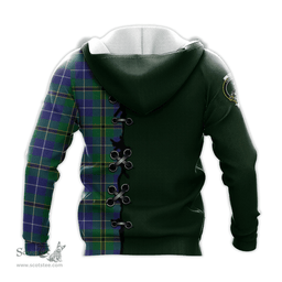 Scottish Turnbull Hunting Clan Tartan Hoodie - Lion Rampant And Celtic Thistle Style Scottish Plaid Tartan Plaid