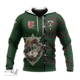 Scottish Matheson Hunting Highland Clan Tartan Hoodie - Lion Rampant And Celtic Thistle Style Scottish Plaid Tartan Plaid