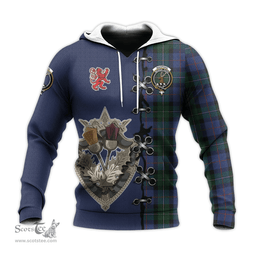 Scottish MacPhail Hunting Clan Tartan Hoodie - Lion Rampant And Celtic Thistle Style Scottish Plaid Tartan Plaid