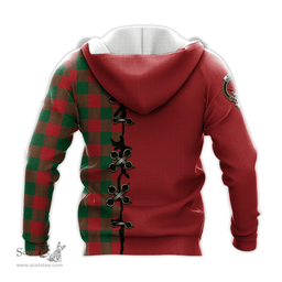 Scottish Moncrieff Modern Clan Tartan Hoodie - Lion Rampant And Celtic Thistle Style Scottish Plaid Tartan Plaid