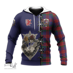 Scottish Skene of Cromar Clan Tartan Hoodie - Lion Rampant And Celtic Thistle Style Scottish Plaid Tartan Plaid