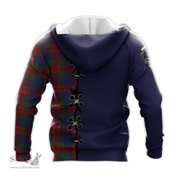 Scottish Skene of Cromar Clan Tartan Hoodie - Lion Rampant And Celtic Thistle Style Scottish Plaid Tartan Plaid