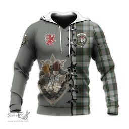 Scottish Taylor Dress Clan Tartan Hoodie - Lion Rampant And Celtic Thistle Style Scottish Plaid Tartan Plaid