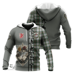 Scottish Taylor Dress Clan Tartan Hoodie - Lion Rampant And Celtic Thistle Style Scottish Plaid Tartan Plaid
