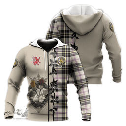 Scottish MacPherson Dress Ancient Clan Tartan Hoodie - Lion Rampant And Celtic Thistle Style Scottish Plaid Tartan Plaid