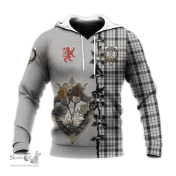 Scottish Wallace Dress Clan Tartan Hoodie - Lion Rampant And Celtic Thistle Style Scottish Plaid Tartan Plaid