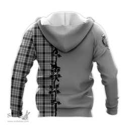 Scottish Wallace Dress Clan Tartan Hoodie - Lion Rampant And Celtic Thistle Style Scottish Plaid Tartan Plaid