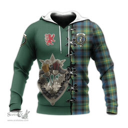 Scottish Watson Ancient Clan Tartan Hoodie - Lion Rampant And Celtic Thistle Style Scottish Plaid Tartan Plaid