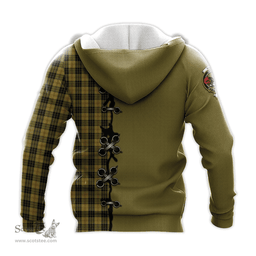 Scottish MacLeod Clan Tartan Hoodie - Lion Rampant And Celtic Thistle Style Scottish Plaid Tartan Plaid