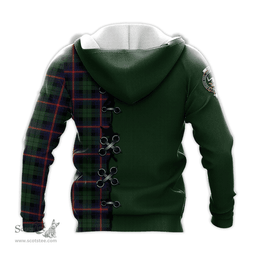 Scottish Urquhart Modern Clan Tartan Hoodie - Lion Rampant And Celtic Thistle Style Scottish Plaid Tartan Plaid