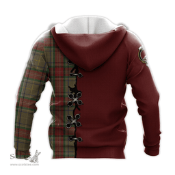 Scottish Muirhead Old Clan Tartan Hoodie - Lion Rampant And Celtic Thistle Style Scottish Plaid Tartan Plaid