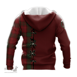 Scottish Maxwell Clan Tartan Hoodie - Lion Rampant And Celtic Thistle Style Scottish Plaid Tartan Plaid
