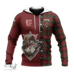 Scottish MacNicol Clan Tartan Hoodie - Lion Rampant And Celtic Thistle Style Scottish Plaid Tartan Plaid