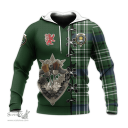 Scottish Purves Clan Tartan Hoodie - Lion Rampant And Celtic Thistle Style Scottish Plaid Tartan Plaid