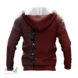 Scottish Sinclair Clan Tartan Hoodie - Lion Rampant And Celtic Thistle Style Scottish Plaid Tartan Plaid