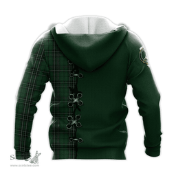 Scottish MacLean of Duart Hunting Clan Tartan Hoodie - Lion Rampant And Celtic Thistle Style Scottish Plaid Tartan Plaid