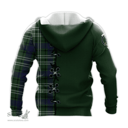 Scottish Swinton Clan Tartan Hoodie - Lion Rampant And Celtic Thistle Style Scottish Plaid Tartan Plaid