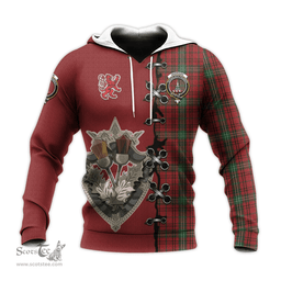 Scottish Morrison Clan Tartan Hoodie - Lion Rampant And Celtic Thistle Style Scottish Plaid Tartan Plaid