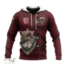 Scottish Stirling of Keir Clan Tartan Hoodie - Lion Rampant And Celtic Thistle Style Scottish Plaid Tartan Plaid