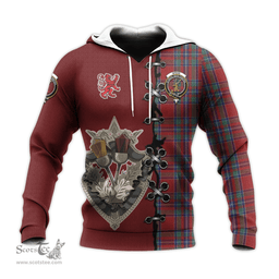 Scottish Spens Clan Tartan Hoodie - Lion Rampant And Celtic Thistle Style Scottish Plaid Tartan Plaid
