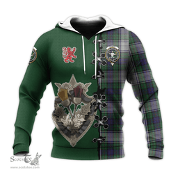 Scottish Murray of Atholl Dress Clan Tartan Hoodie - Lion Rampant And Celtic Thistle Style Scottish Plaid Tartan Plaid