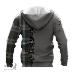 Scottish Stewart of Appin Dress Clan Tartan Hoodie - Lion Rampant And Celtic Thistle Style Scottish Plaid Tartan Plaid