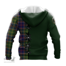Scottish Whitefoord modern Clan Tartan Hoodie - Lion Rampant And Celtic Thistle Style Scottish Plaid Tartan Plaid