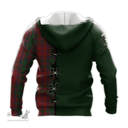Scottish Stewart of Appin Clan Tartan Hoodie - Lion Rampant And Celtic Thistle Style Scottish Plaid Tartan Plaid