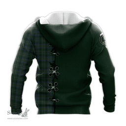 Scottish Scott Hunting Clan Tartan Hoodie - Lion Rampant And Celtic Thistle Style Scottish Plaid Tartan Plaid