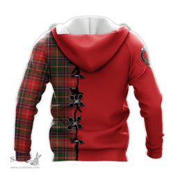 Scottish Somerville Modern Clan Tartan Hoodie - Lion Rampant And Celtic Thistle Style Scottish Plaid Tartan Plaid