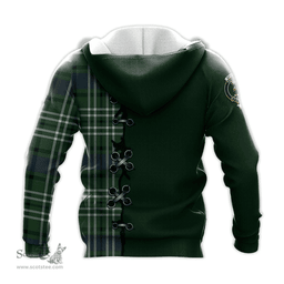 Scottish Spottiswood Clan Tartan Hoodie - Lion Rampant And Celtic Thistle Style Scottish Plaid Tartan Plaid