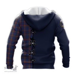 Scottish MacLaine of Lochbuie Clan Tartan Hoodie - Lion Rampant And Celtic Thistle Style Scottish Plaid Tartan Plaid