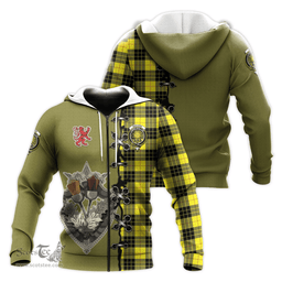 Scottish MacLeod of Lewis Modern Clan Tartan Hoodie - Lion Rampant And Celtic Thistle Style Scottish Plaid Tartan Plaid