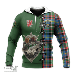 Scottish Stirling Bannockburn Clan Tartan Hoodie - Lion Rampant And Celtic Thistle Style Scottish Plaid Tartan Plaid