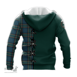 Scottish Ralston UK Clan Tartan Hoodie - Lion Rampant And Celtic Thistle Style Scottish Plaid Tartan Plaid