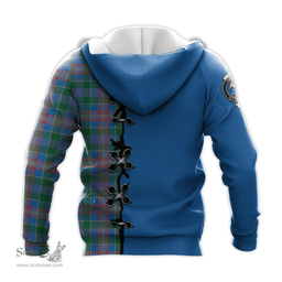 Scottish Ralston Clan Tartan Hoodie - Lion Rampant And Celtic Thistle Style Scottish Plaid Tartan Plaid