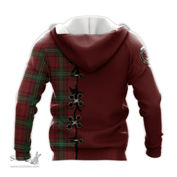 Scottish Seton Clan Tartan Hoodie - Lion Rampant And Celtic Thistle Style Scottish Plaid Tartan Plaid